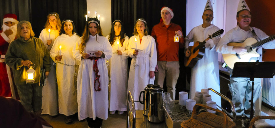 Lucia firas på Runö